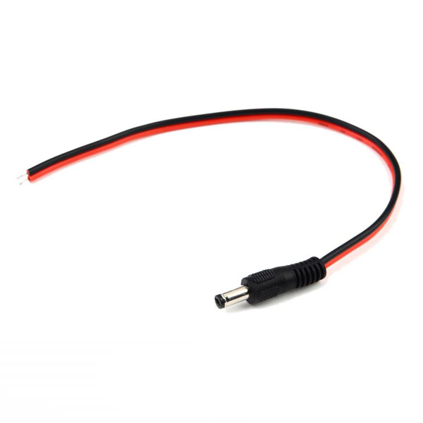 3.5mm Male 2Pin Single Color LED Strip Lighting Fast Power Supply Wire Cable Accesories Lenght 12cm